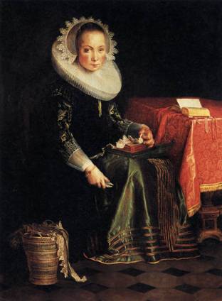 Eva Wtewael, 1628  (Joachim Wtewwael) (1566-1638) Centraal Museum, Utrecht 