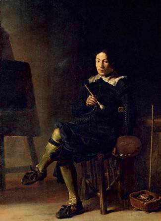 Self-Portrait, 1629  (Cornelis Saftleven) (1607-1681) Musée du Louvre, Paris