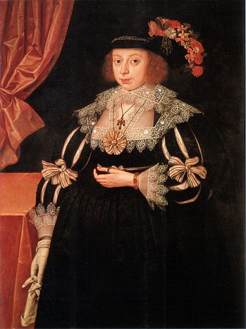 Anne Hale, Mrs. Hoskins, 1629 (Marcus Gheeraerts the Younger) (1561-1636)  Private Collection 