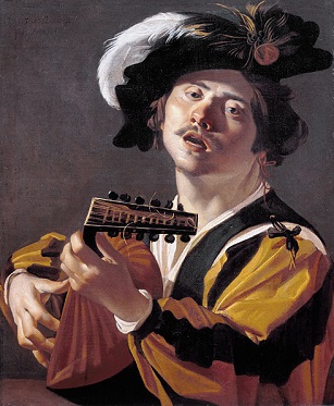 A Lute Player, 1622 (Dirck van Buren) (ca. 1594-1624)  Centraal Museum Utrecht  