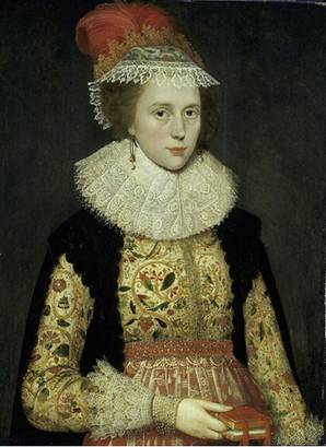 Margaret Layton, ca. 1620  (Marcus Gheeraerts the Younger) (1561-1636)  Victoria and Albert Museum, London