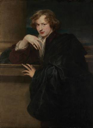 Self-Portrait, ca. 1620-1621 (Anthony van Dyck) (1599-1641)    The Metropolitan Museum of Art, New York, NY     49.7.25cm.