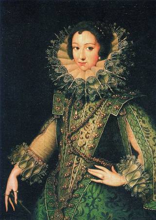 Elisabeth de Bourbon, Queen Consort of Spain,  ca.  (Rodrigo de Villandandro) (1588-1623) Private Collection                  