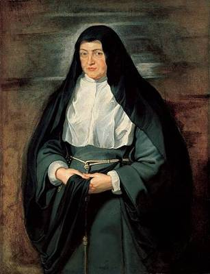 Isabella Clara Eugenia of Spain as Poor Clare Nun, ca. 1625  (Peter Paul Rubens) (1577-1640)   Norton Simon Museum, Pasadena, CA     M.1966.10.10.P 