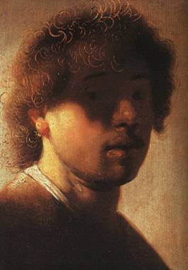 Self-Portrait, ca. 1628-1629   (Rembrandt van Rijn) (1606-1669) Rijksmuseum, Amsterdam  SK-A-4691
