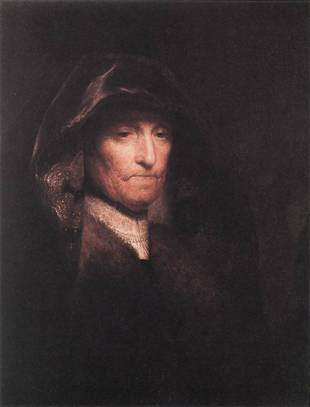 Artists Mother, 1629  (Rembrandt van Rijn) (1606-1669)       The Royal Collection, Windsor  UK 
