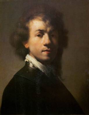 Self-Portrait, ca. 1629  (Rembrandt van Rijn) (1606-1669)       Mauritshuis, The Hague   Inv. 148                   