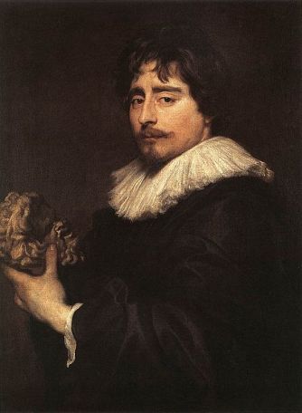 A Man, likely Duquesnoy, sculptor, ca. 1627-1629 (Anthony van Dyck) (1599-1641) Koninklijke Musea voor Schone Kunsten van België