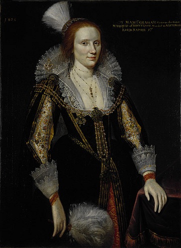 Margaret Graham, Lady Napier, 1626 (Adam de Colone) (ca. 1572-1651) Scottish National Portrait Gallery,  PG 2608


