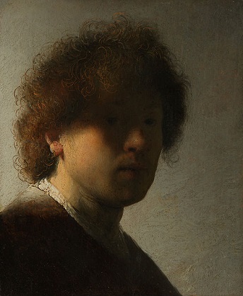 Self-Portrait, 1627  (Rembrandt van Rijn) (1606-1669)  Museumslandschaft Hessen Kassel       
