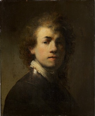 Self-Portrait,  ca. 1629  (Rembrandt van Rijn) (1606-1669) Germanisches Nationalmuseum, Nurmberg 