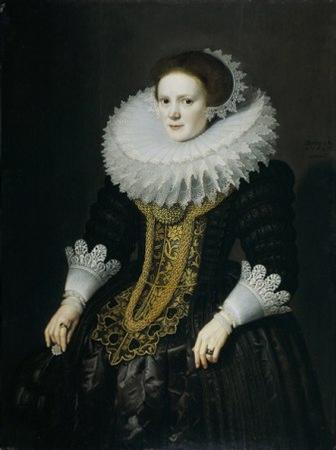 A Woman, 1625  (Michiel Jansz van Mierevelt) (1567-1641) Musée des Beaux-Arts de Lyon   A111 