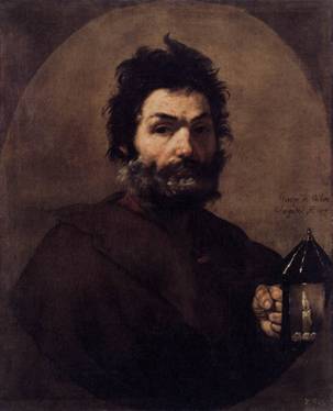 A Man as Diogenes, ca. 1637  (Jusepe Ribera) (1591-1652) GGDresden      