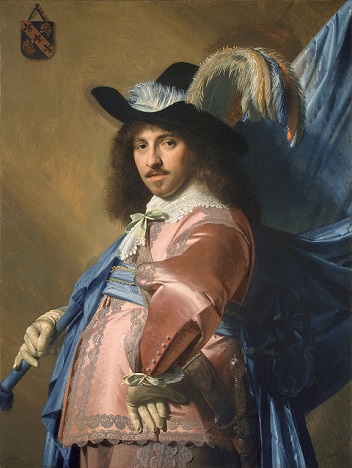 Andries Stilte as a Standard Bearer, 1640 (Johannes Cornelisz Verspronck) (1597-1662)  National Gallery of Art, Washington, D.C. 1998.13.1