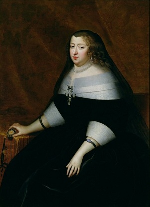 Anne of Austria, ca. 1643-1645 (Charles Beaubrun) (1604-1692)  Musée National du Château et des Trianons, Versailles