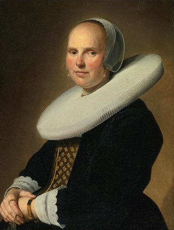 A Woman, ca. 1645 (Johannes Cornelisz. Verspronck) (1606-1662)  Sothebys Old Masters Sale, January 29, 2015,  Lot  25