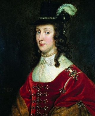 Leonora Christina Ulfeldt, 1647 (Gerrit von Honthorst) (1590-1656)   Det Nationalhistoriske Museum, Frederiksborg Slot 