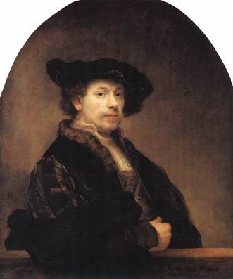 Self-Portrait, ca. 1640  (Rembrandt van Rijn)    (1606-1669)      The National Gallery, London 
