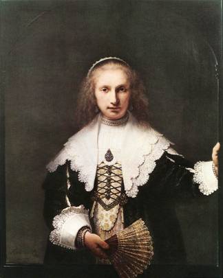 Agatha Bas, ca. 1641  (Rembrandt van Rijn) (1609-1669) The Royal Collection, London           