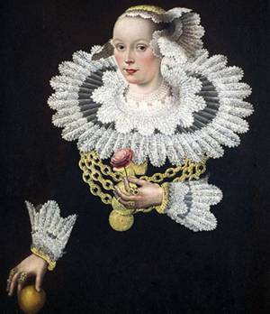 Anna Rosina Marquart née Tank, ca. 1642  (Michael Conrad Hirt) (1613-1671)    Kunsthalle St. Annen, Lübeck  