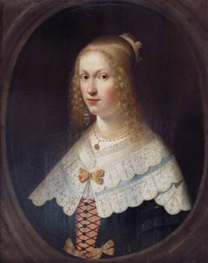 A Lady, 1642 (Hendrick Coster) (fl. 1642-1659) Museum Bredius, Den Haag  Inv.nr. 31-1946, Cat.nr.37