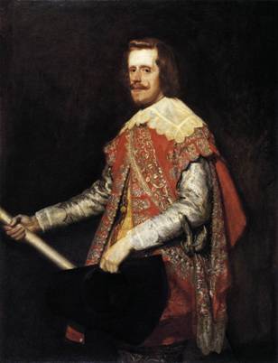 Philip IV in Army Dress, ca. 1644 (Fraga Portrait) (Diego Velasquez)(1599-1660)  The Frick Collection, New York, NY  
