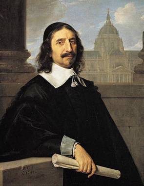 Jacques Lemercier, 1644  (Phillippe de Champaigne) (1602-1674)   Szépmüvészeti Museum, Budapest 


