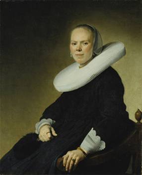 Young Woman, ca. 1642-1645 (Johannes Verspronck) (1606-1662)  Städel Museum INV 1015        
