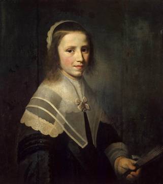 A Girl, ca. 1645   (Hendrick Cornelisz.van Vliet) (1611-1675)   State Hermitage Museum, St. Petersburg 