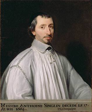 Antoine Singlin, ca. 1646  (Philippe de Champaigne)  (1602-1674)    J. Paul Getty Museum, Los Angeles, CA  87.PA.3  