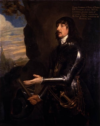 James Stanley, 7th Earl of Derby ca. 1741 (circle of Anthony van Dyck)   Manx Museum, Douglas,  Isle of Man    IOMMM:1954-7272 