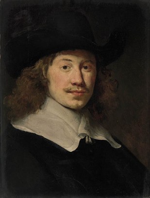 A Man, probable self-portrait, ca. 1640 (Govaert  Flinck) (1615-1660)  Christies Auction 6323 Lot 26