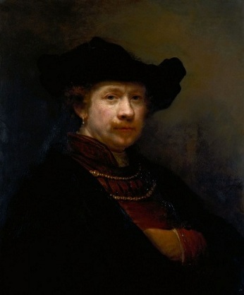 Self-Portrait, 1642 (Rembrandt van Rijn) (1609-1669) The Royal Collection, London  RCIN 404120 
