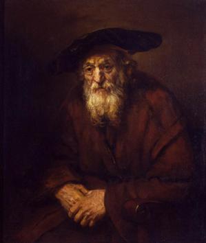 An Old Jewish Man, ca. 1654  (Rembrandt van Rijn) (1606-1669)    State Hermitage Museum, St. Petersburg
