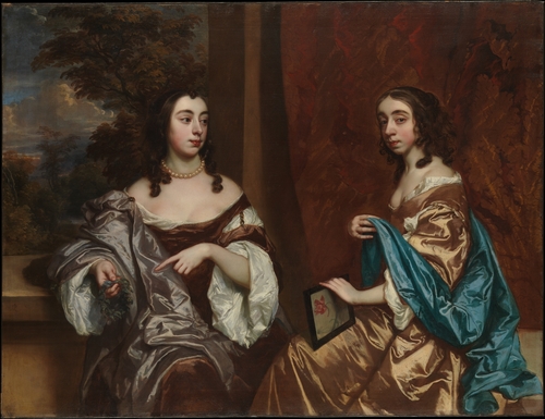 Mary and Elizabeth Capel,  ca. 1655  (Sir Peter Lely) (1618-1680)   The Metropolitan Museum of Art, New York, NY     39.65.3   