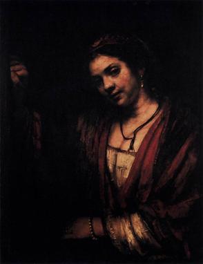 Hendrickje Stoffels, ca. 1656-1657 (Rembrandt van Rijn) (1606-1669)   Staatliche Museen zu Berlin