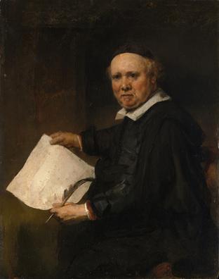 Lieven Willemsz van Coppenol,  ca. 1658 (Rembrandt van Rijn) (1606-1669)    The Metropolitan Museum of Art, New York, NY     50.145.33    