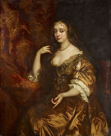 Anne Hyde, Duchess of York, ca. 1662 (Sir Peter Lely) (1618-1680)  The Royal Collection,  Hampton Court Palace, RCIN 405641
