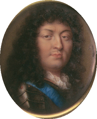Louis XIV, King of France, ca. 1668  (Jean Petitot) (1607-1691)  State Hermitage Museum, St. Petersburg, Russia    
