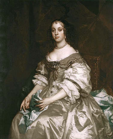 Catherine of Braganza, Queen Consort of England, ca. 1665 (Sir Peter Lely) (1618-1680)  The Royal Collection, UK,  RCIN 401214 