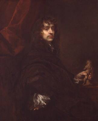 Self Portrait at 42 years old, ca. 1660   (Sir Peter Lely)  (1618-1680)   Location TBD