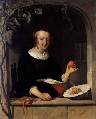 A Lady,  ca. 1661(Gabriel Metsu) (1629-1667)    The Metropolitan Museum of Art, New York, NY    1982.60.32        