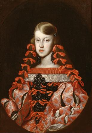 Infanta Margarita Teresa, ca.  1662-1664  (Unknown Artist )   Kunsthistorisches Museum, Wien  