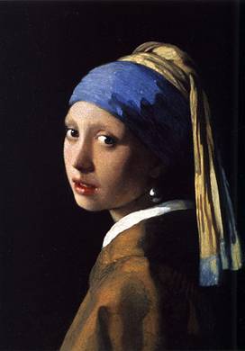 The Girl with the Pearl Earring, ca. 1665  (Johannes Vermeer)  (1632-1675)  Mauritshuis, Den Haag