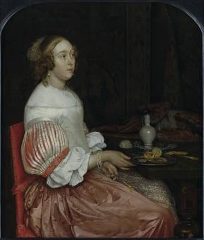 A Young Lady, 1665  (Eglon van der Neer) (1634-1703)     Palais Liechtenstein, Wien  GE475   