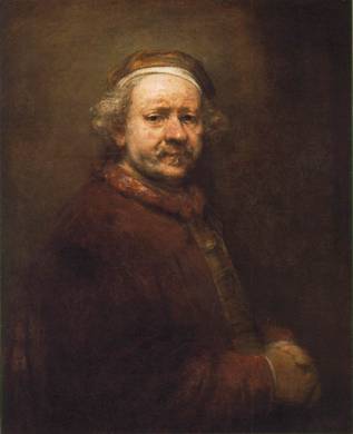 Self-Portrait, ca. 1669  (Rembrandt van Rijn) (1606-1669)    The National Gallery, London