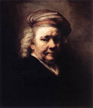 Self-Portrait, ca. 1669  (Rembrandt van Rijn) (1606-1669) Mauritshuis Den Haag