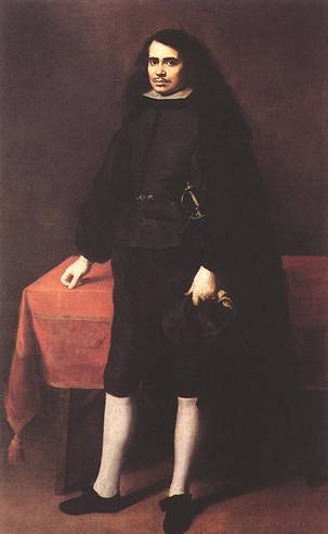 A Gentleman,  ca.1670  (Bartolomé Esteban Murillo) (1617-1682) Museo Nacional del Prado, Madrid 
