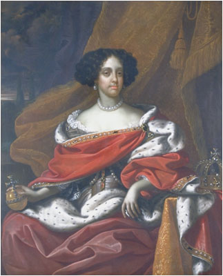 Catherine Braganza, Queen Consort of England, ca. 1675 (Benedetto Gennari the Younger (1633-1715)  Location TBD  
