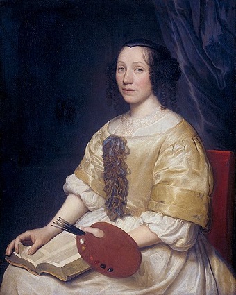 Maria van Oosterwijk, 1671 (Wallerant Vaillant) (1623-1677)   Rijksmuseum Amsterdam, SK-A-1292 